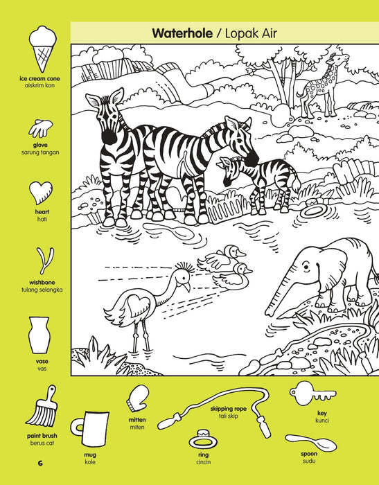 Highlights Hidden Pictures Wildlife Puzzles Gambar Tersembunyi Buku 1