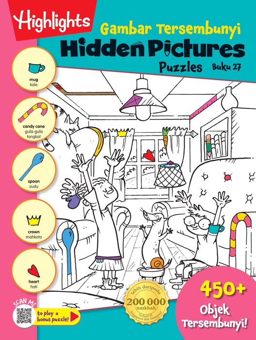 Highlights Hidden Pictures Puzzles Gambar Tersembunyi Buku 27