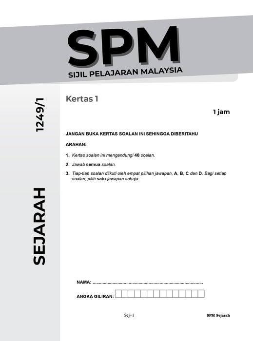 Koleksi Kertas Model SPM 2025 Aliran Sains