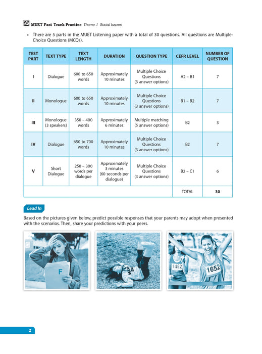 MUET Fast Track Practice 2025