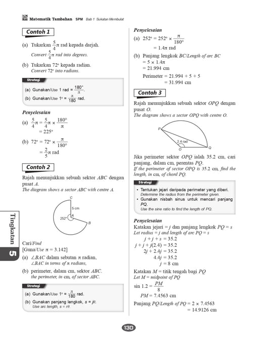 Pelangi Analysis SPM 2022 Matematik Tambahan