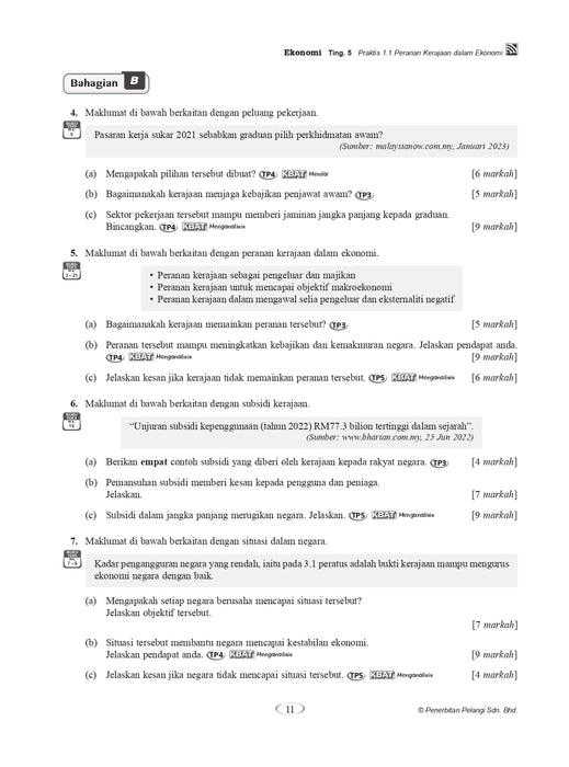 Praktis Topikal Hebat SPM 2024 Ekonomi Tingkatan 5