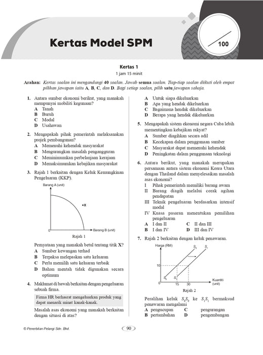 Praktis Topikal Hebat SPM 2024 Ekonomi Tingkatan 5