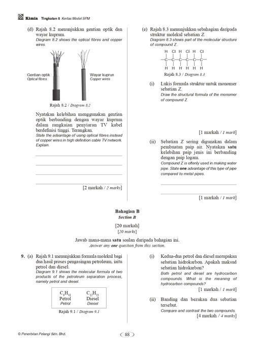 Praktis Topikal Hebat SPM 2024 Kimia Tingkatan 5