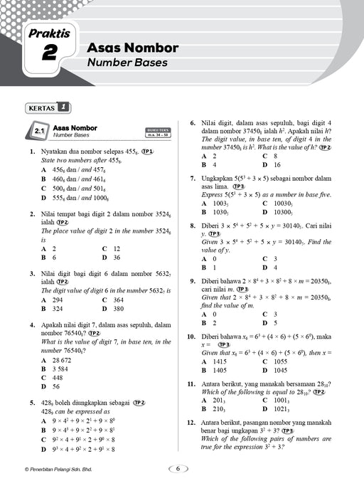 Praktis Topikal Hebat SPM 2024 Matematik Tingkatan 4