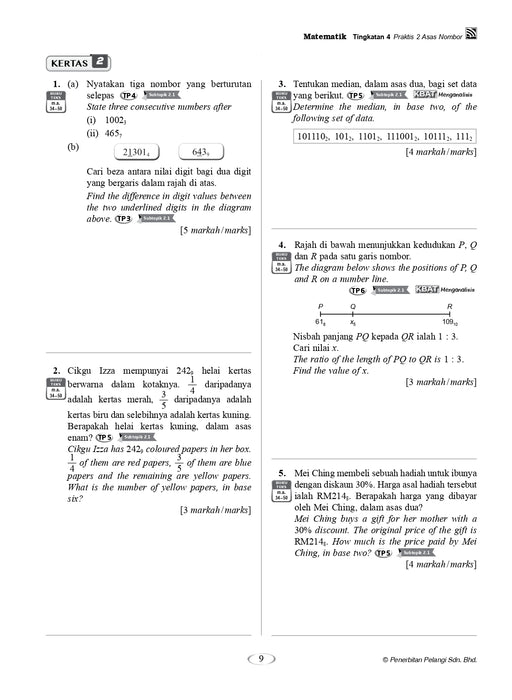 Praktis Topikal Hebat SPM 2024 Matematik Tingkatan 4