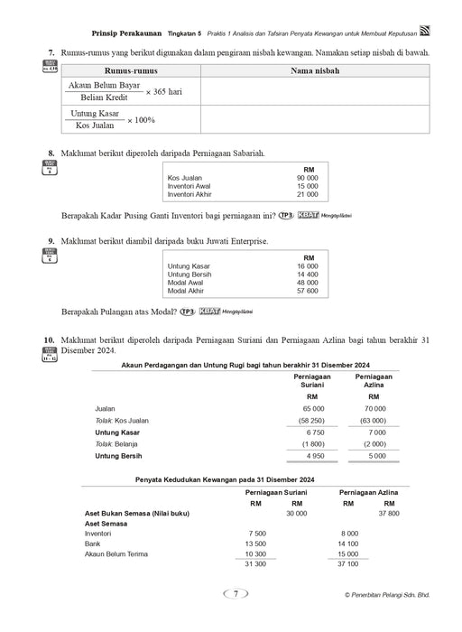 Praktis Topikal Hebat SPM 2024 Prinsip Perakaunan Tingkatan 5