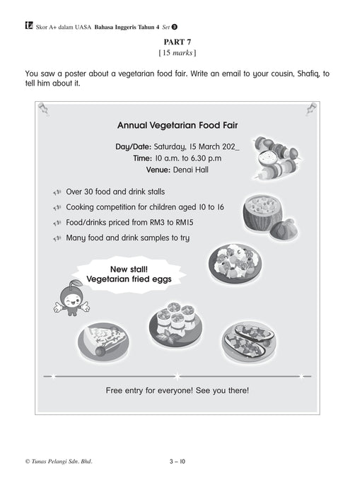 Skor A+ dalam UASA 2025 特优 A+ 系列 4 年级 英文 Bahasa Inggeris