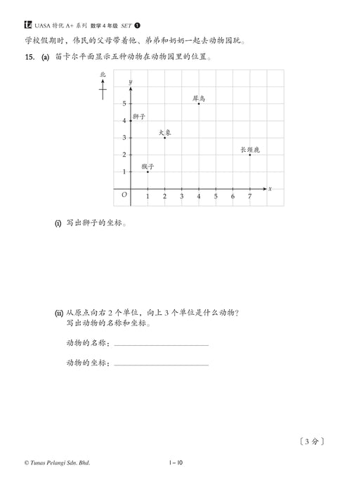 Skor A+ dalam UASA 2025 特优 A+ 系列 4 年级 数学 Matematik