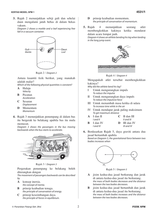 Skor A+ SPM Kertas Model 2024 Fizik