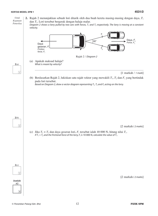 Skor A+ SPM Kertas Model 2024 Fizik