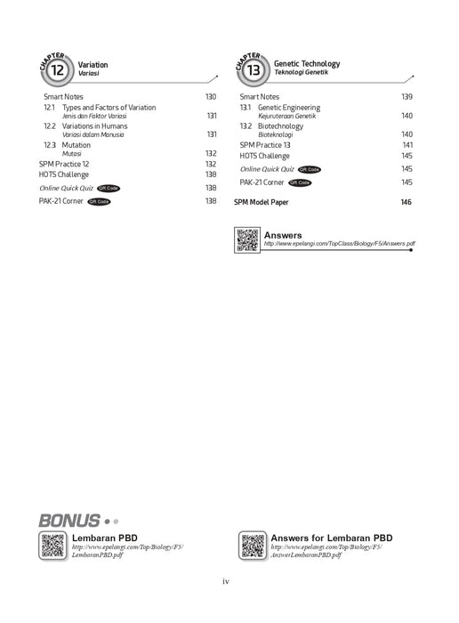 Top Class 2021 Biology Form 5