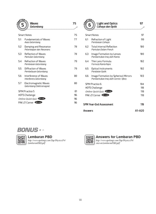 Top Class 2021 Physics Form 4