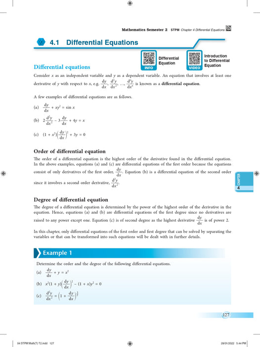 Pre-U STPM 2022 Mathematics T Semester 2