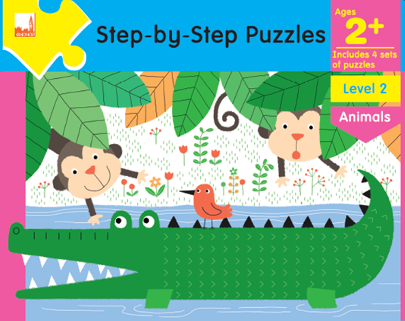 Step by Step Puzzles Level 2 Animals