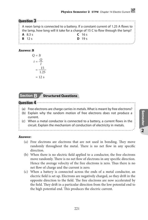 Q and A STPM 2022 Physics