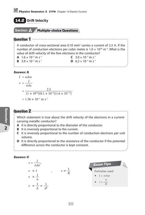 Q and A STPM 2022 Physics