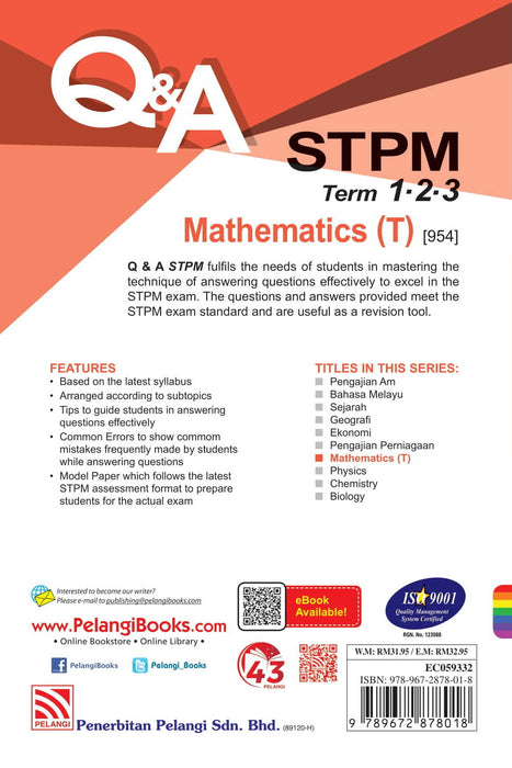 Q and A STPM 2022 Mathematics T