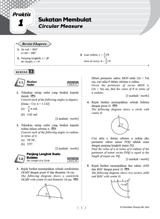 Praktis Topikal Hebat SPM 2024 Matematik Tambahan Tingkatan 5