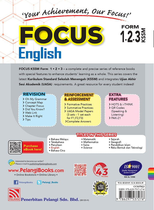 Focus KSSM 2023 English Form 1.2.3