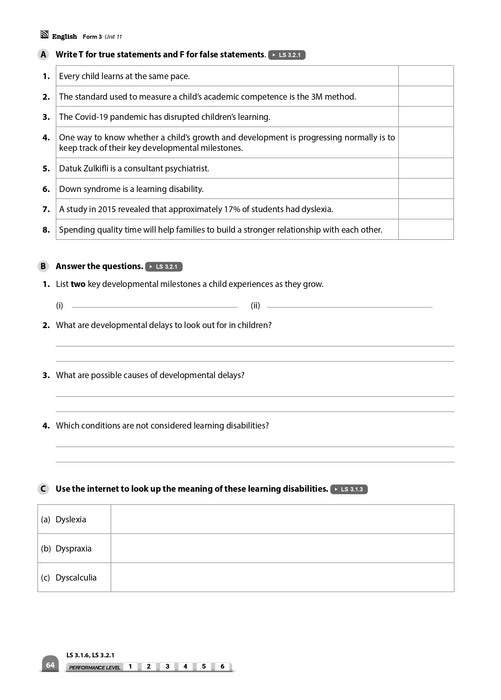 Kuasai PBD 2024 English Form 3