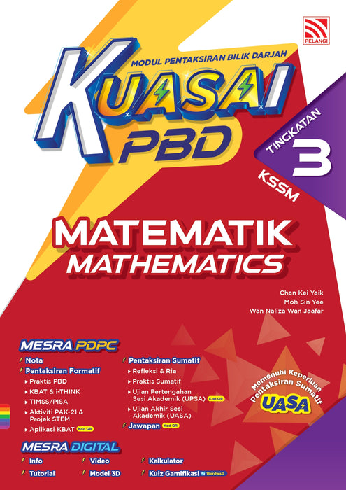 Kuasai PBD 2024 Matematik Tingkatan 3