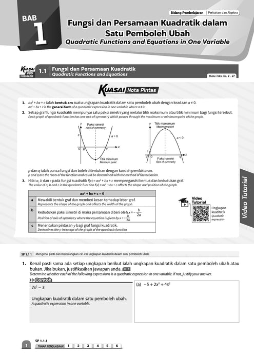 Kuasai PBD 2024 Matematik Tingkatan 4