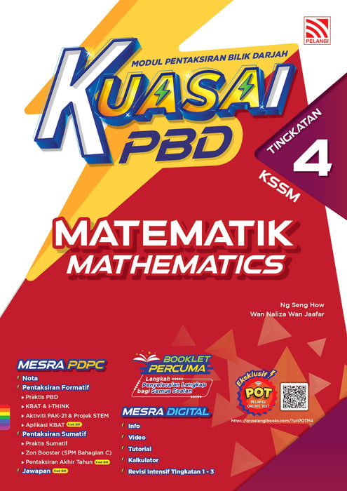 Kuasai PBD 2024 Matematik Tingkatan 4