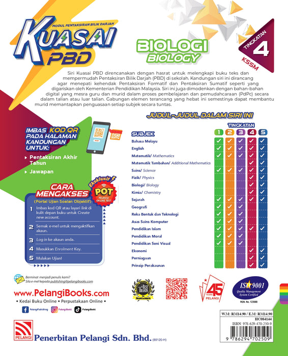 Kuasai PBD 2024 Biologi Tingkatan 4