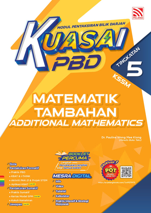 Kuasai PBD 2024 Matematik Tambahan Tingkatan 5