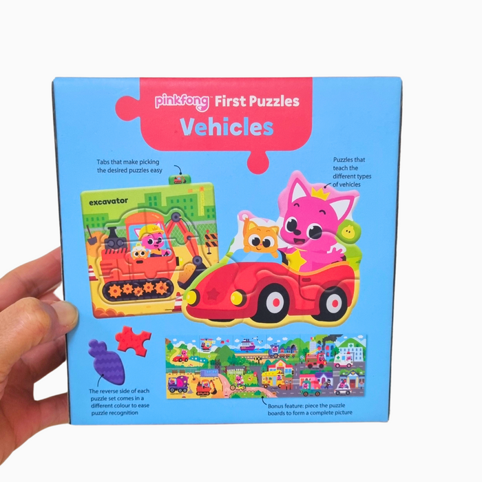 Pinkfong First Puzzles Vehicles