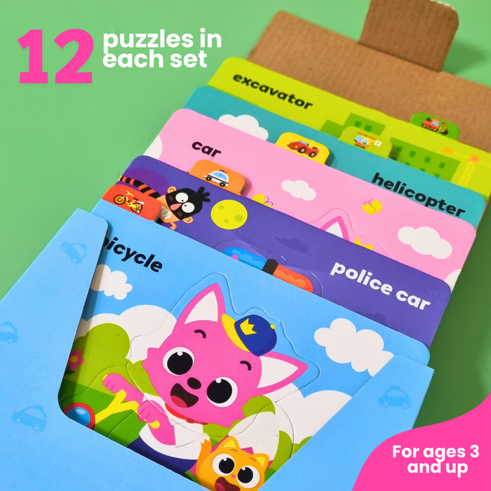 Pinkfong First Puzzles Vehicles