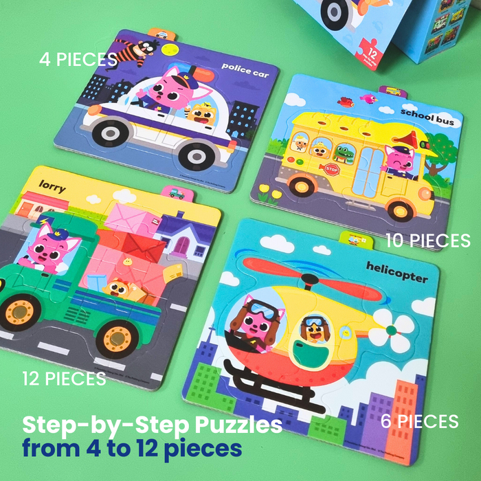 Pinkfong First Puzzles Vehicles