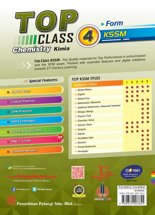 Top Class 2021 Chemistry Form 4