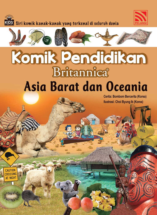 Komik Pendidikan Britannica - Asia Barat dan Oceania