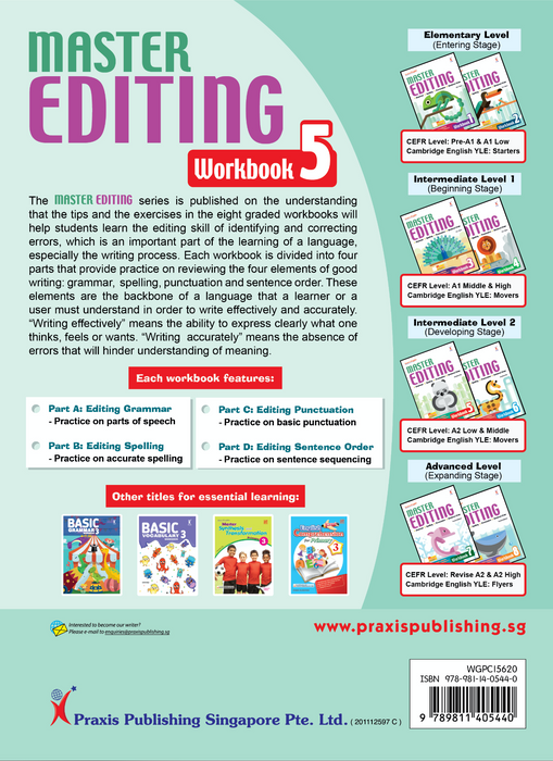 Master Editing Workbook 5