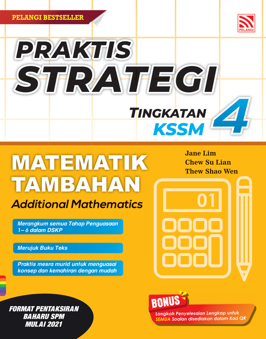 Praktis Strategi 2023 KSSM Matematik Tambahan Tingkatan 4