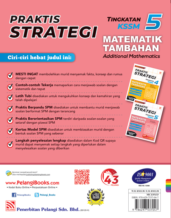 Praktis Strategi 2023 KSSM Matematik Tambahan Tingkatan 5