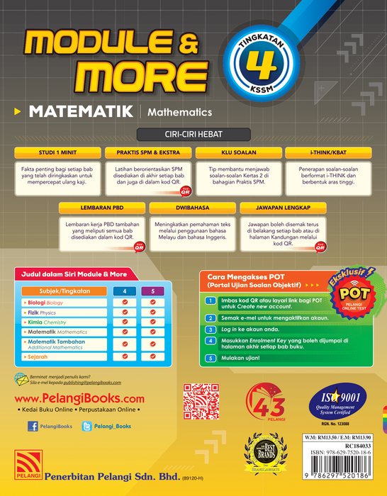 Module and More KSSM 2023 Matematik Tingkatan 4