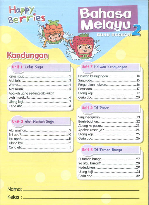 Happy Berries Bahasa Melayu Buku Bacaan 2