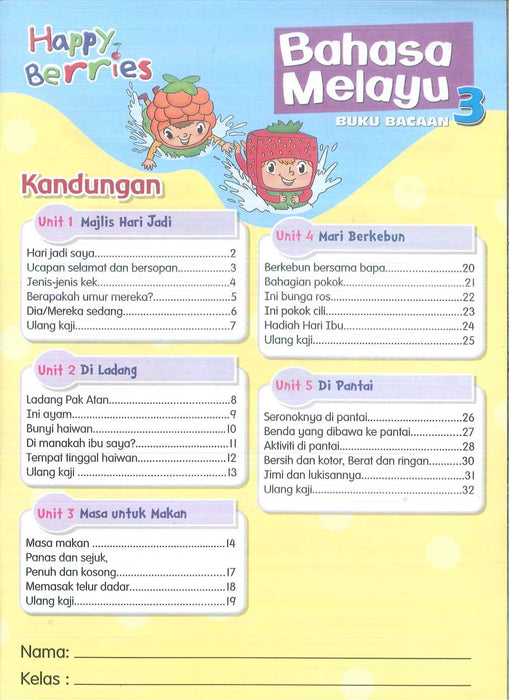 Happy Berries Bahasa Melayu Buku Bacaan 3