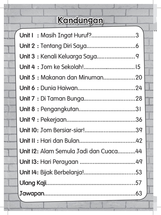 Get Set For Year One 2022 Bahasa Melayu