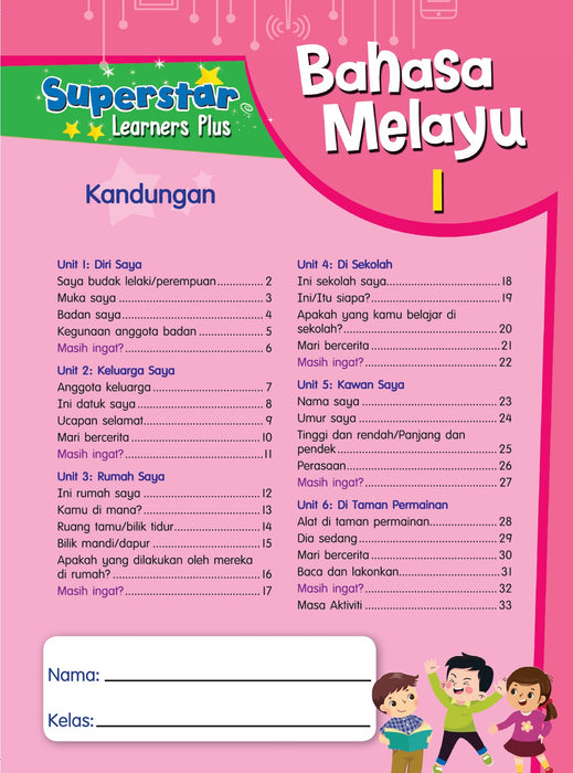 Superstar Learners Plus Bahasa Melayu 1