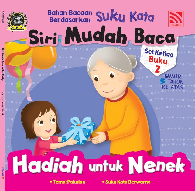 Siri Mudah Baca Set 3 Hadiah untuk Nenek