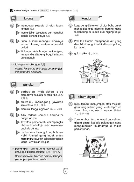 Buku Sumber 2022 Tahun 5A 国文参考资料 Bahasa Melayu