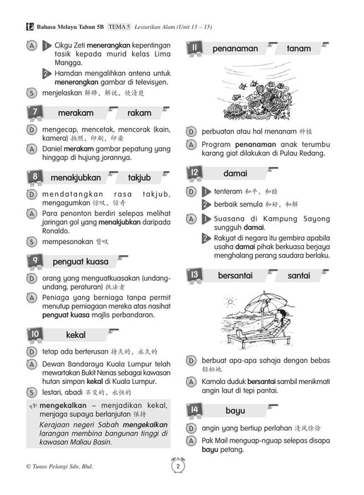 Buku Sumber 2022 Tahun 5B 国文参考资料 Bahasa Melayu