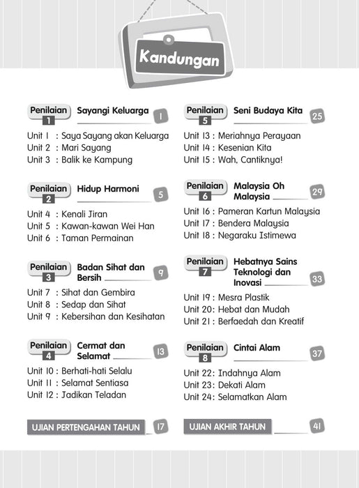 Siri Penilaian Progresif 2023 百分评审系列 年级 1 国文 Bahasa Melayu