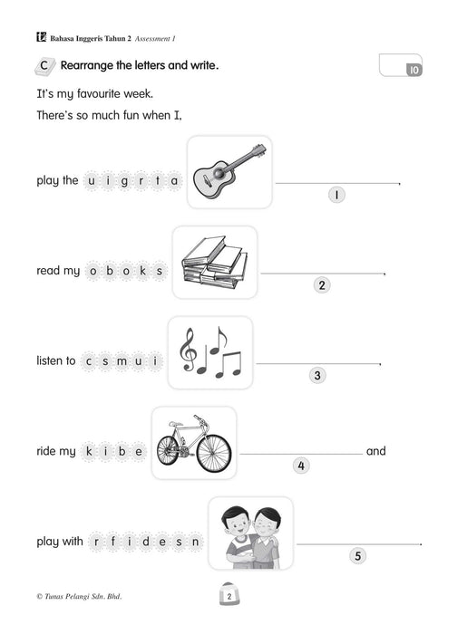 Siri Penilaian Progresif 2023 百分评审系列 年级 2 英文 Bahasa Inggeris