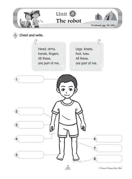 Super Kids 2023 English Workbook Year 2B