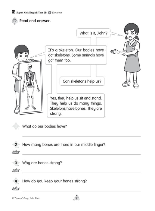 Super Kids 2023 English Workbook Year 2B